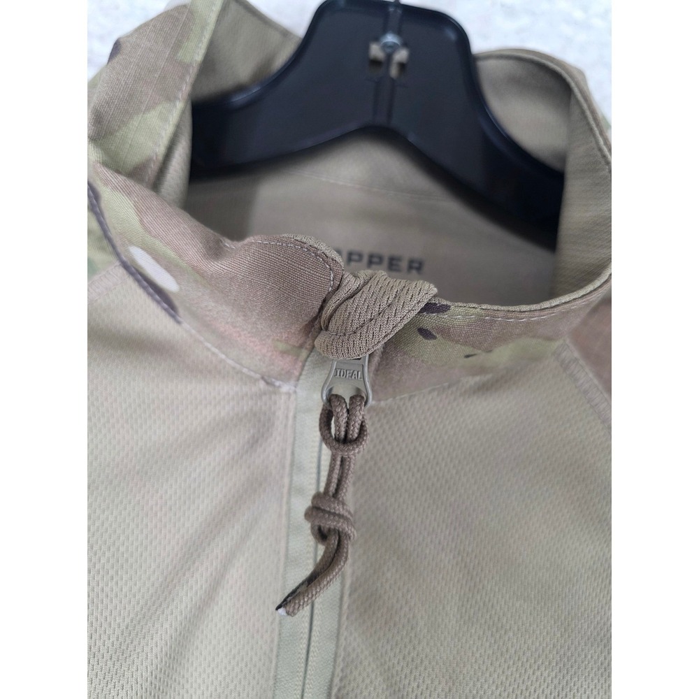 Propper Tactical Combat Shirt Mens S Multicam Coyote Tan Quarter Zip Work LS - Picture 11 of 12